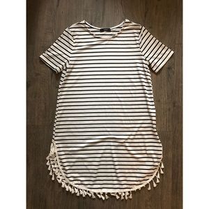 Striped t-shirt dress